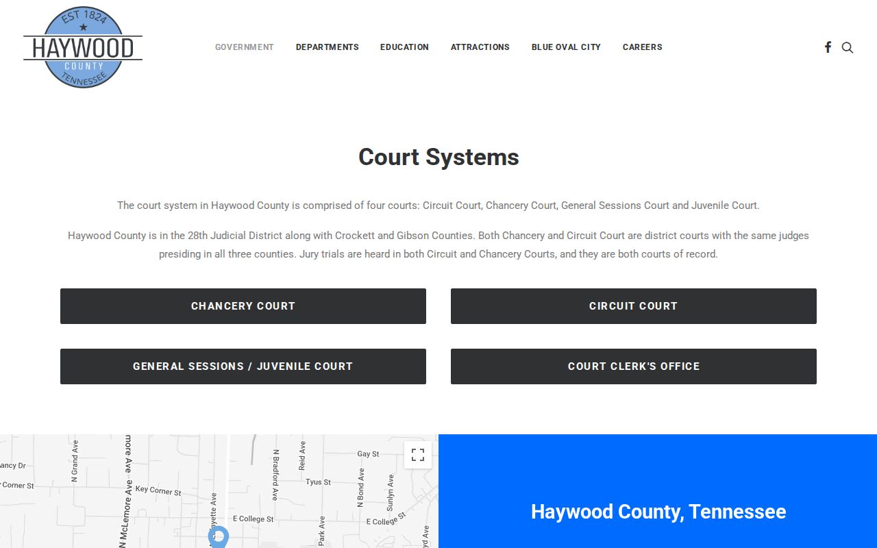Haywood County criminal records court system overview