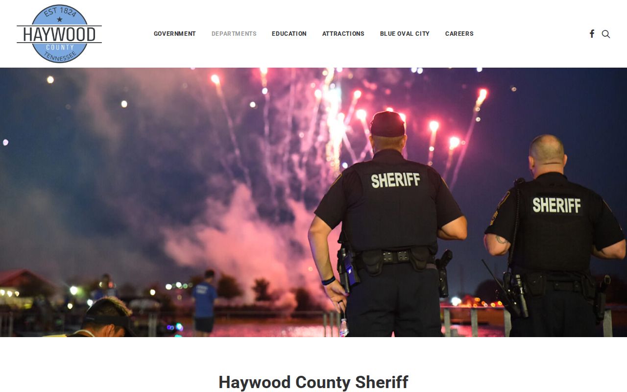 Haywood County arrest and jail record sheriff page