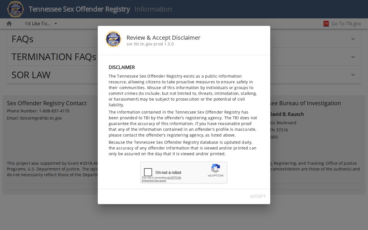 Haywood County sex offender registry information and lawful-use notices
